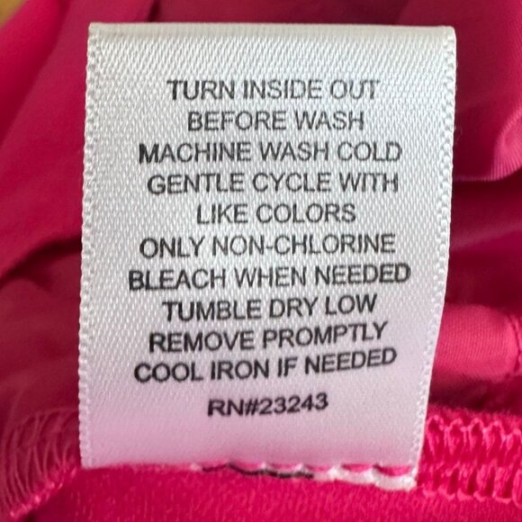 New York & Company Hot Pink High Rise Flare Pant Fit To Flatter Split Leg NWT - Picture 10 of 10